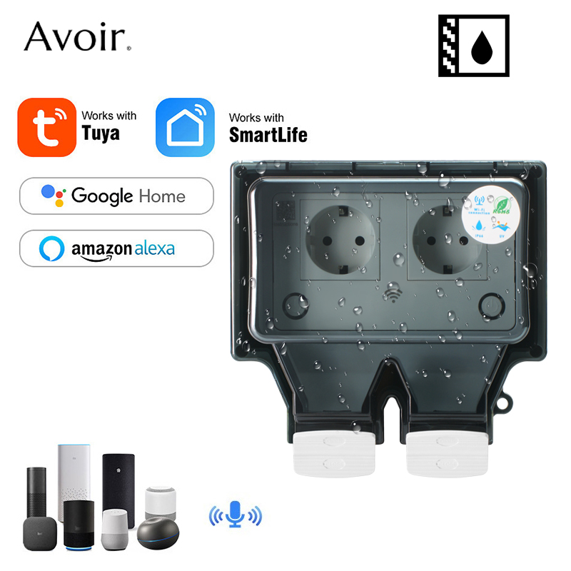 Outdoor Power Module - Avoir Tuya Wall Electrical Sockets Ip66