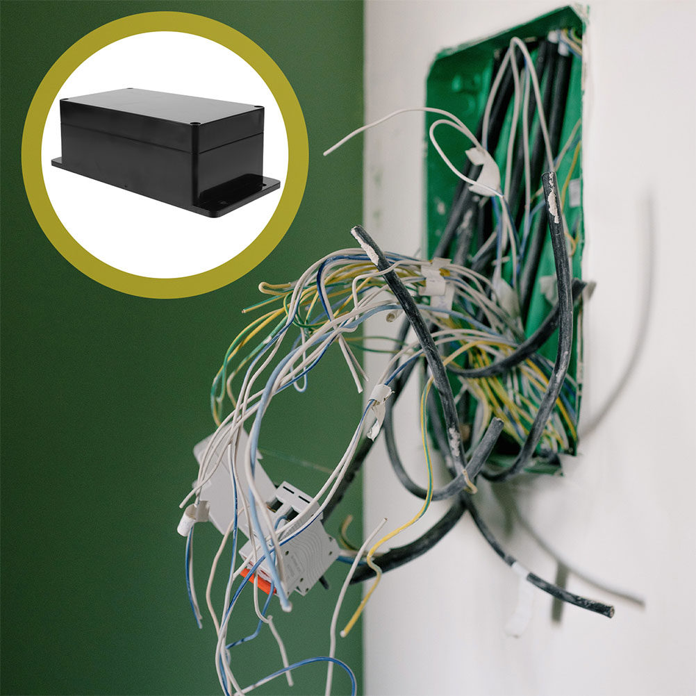 Outdoor Power Cable Junction Box - 2Pcs Waterproof Junction Box Plastic Universal