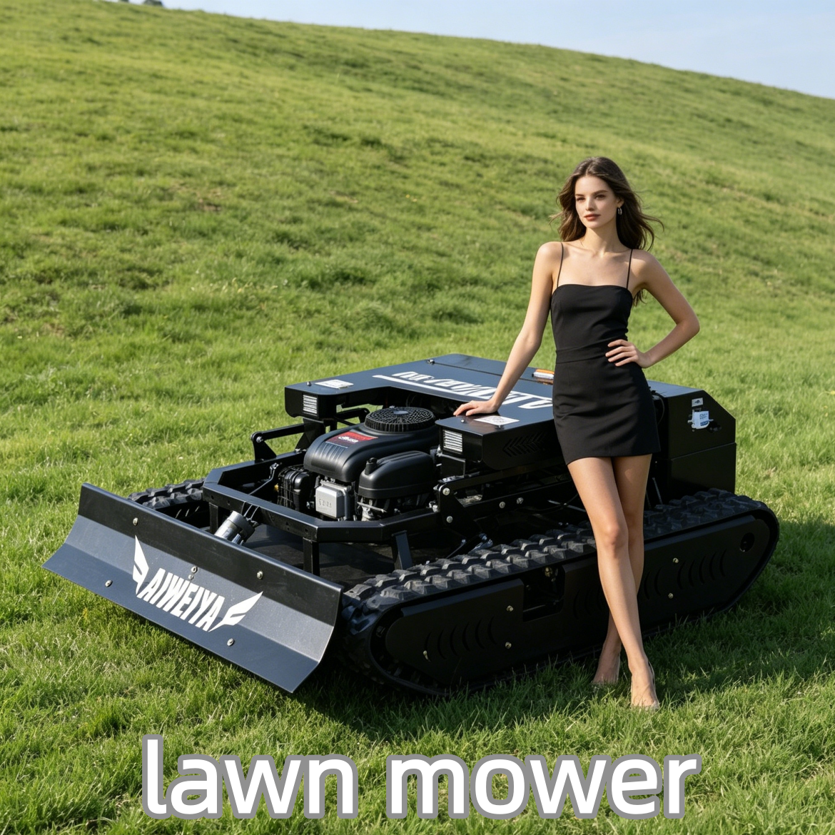 Hedge Trimmer Cordless - Customized remote control lawn mower, new，strict