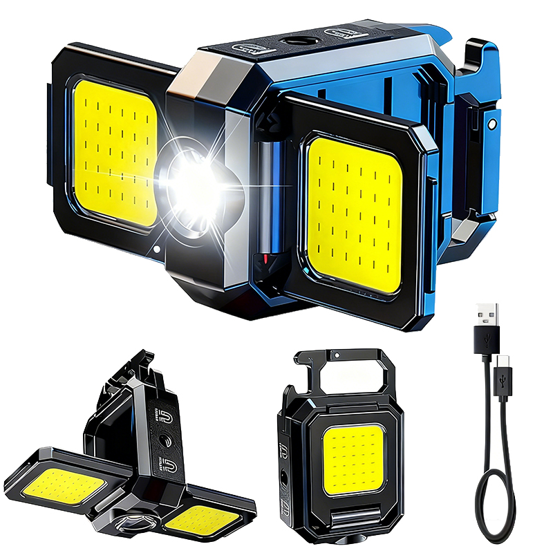 Outdoor Power Usb - Mini Flashlight Keychain Light COB Work