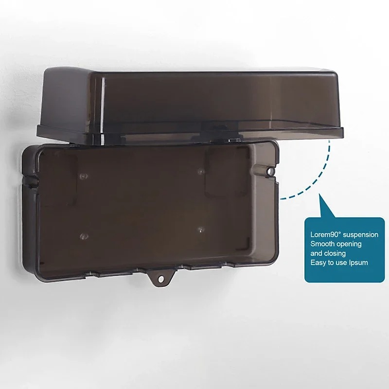 Outdoor Power Plug - 1Pc Waterproof Outdoor Electrical Box Rain-Proof