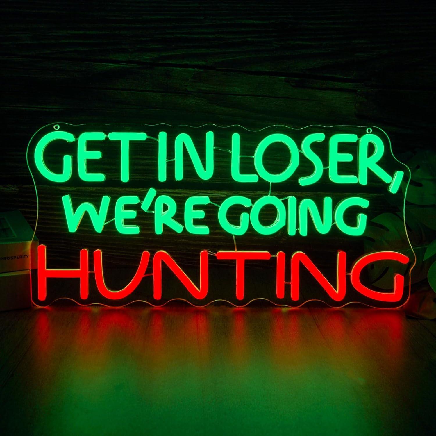 Outdoor Power Usb - Funny Hunting Neon Sign LED Light