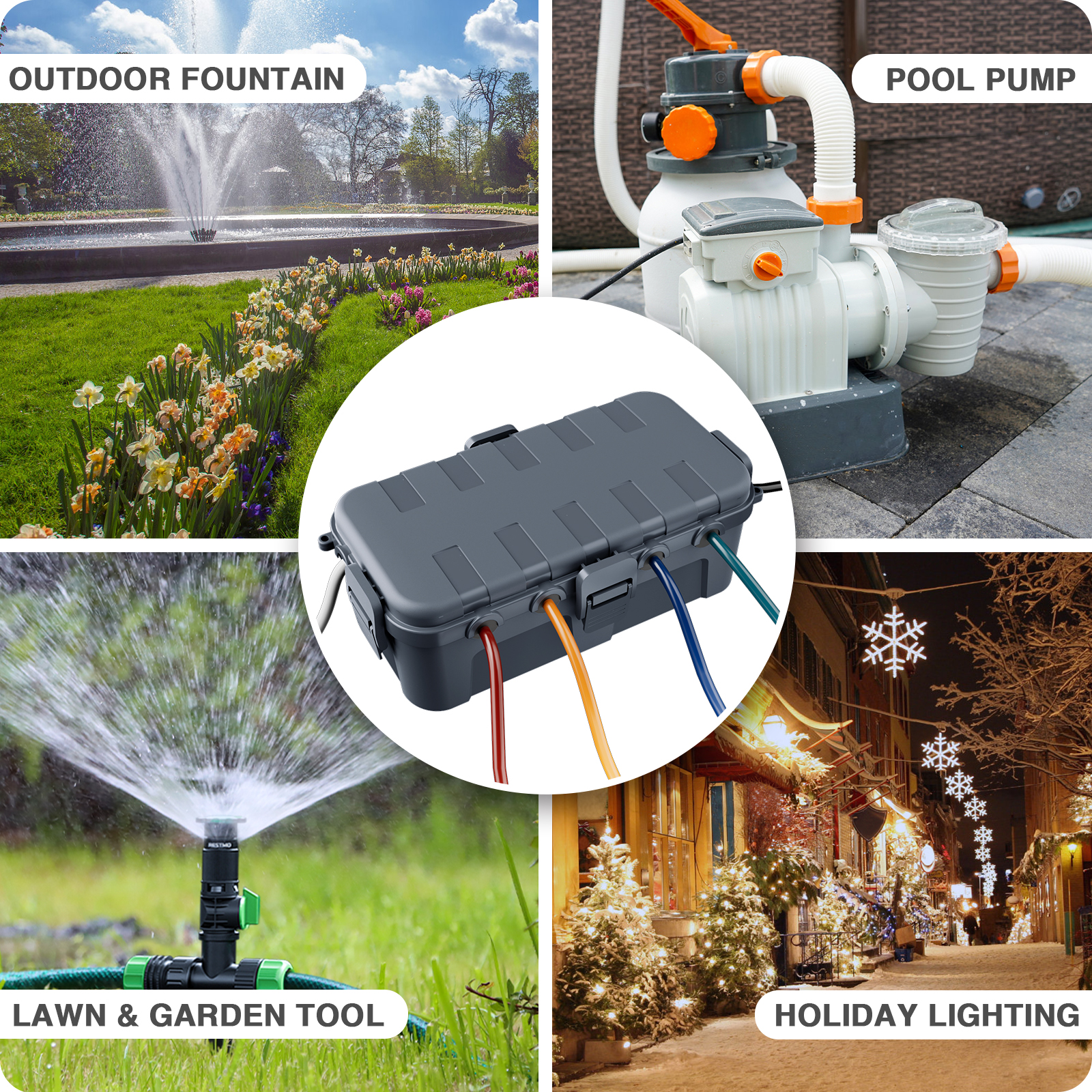 Outdoor Electrical Box Waterpr - Outdoor Power Plug review and price