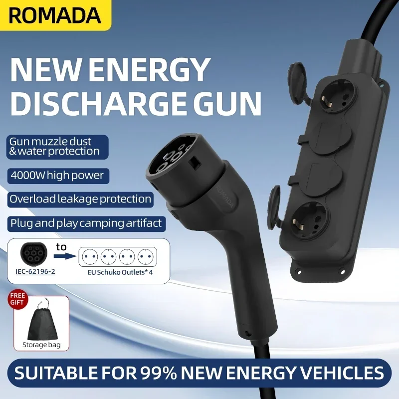Portable 16A 4KW Electric Car  - Outdoor Power Plug review and price