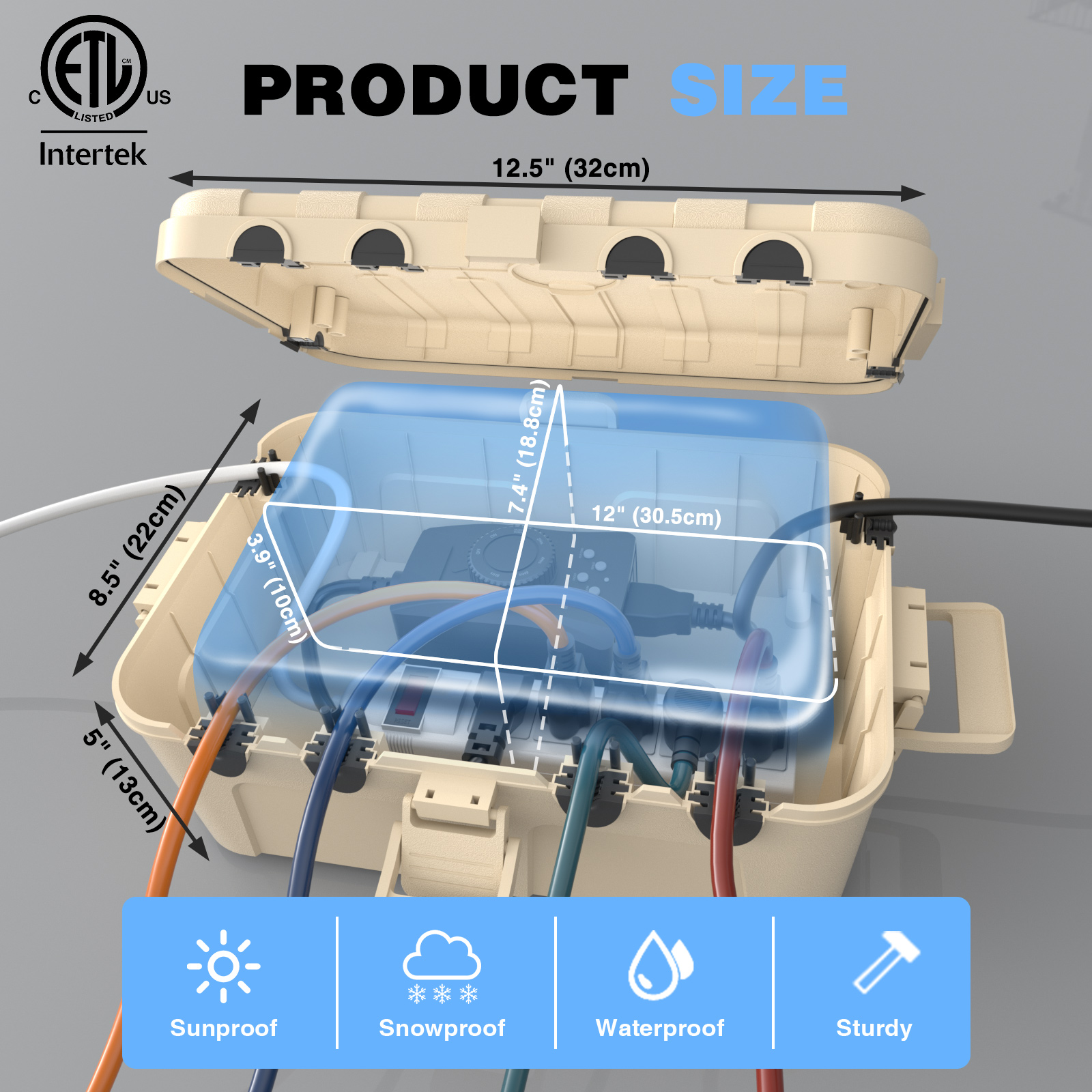 IP54 Large Outdoor Electrical  - Outdoor Power Plug review and price