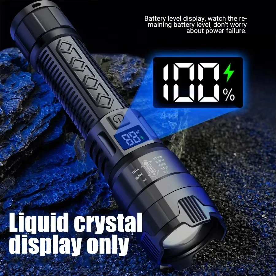 Tactical LED Flashlight 2000LM - Outdoor Power Usb review and price