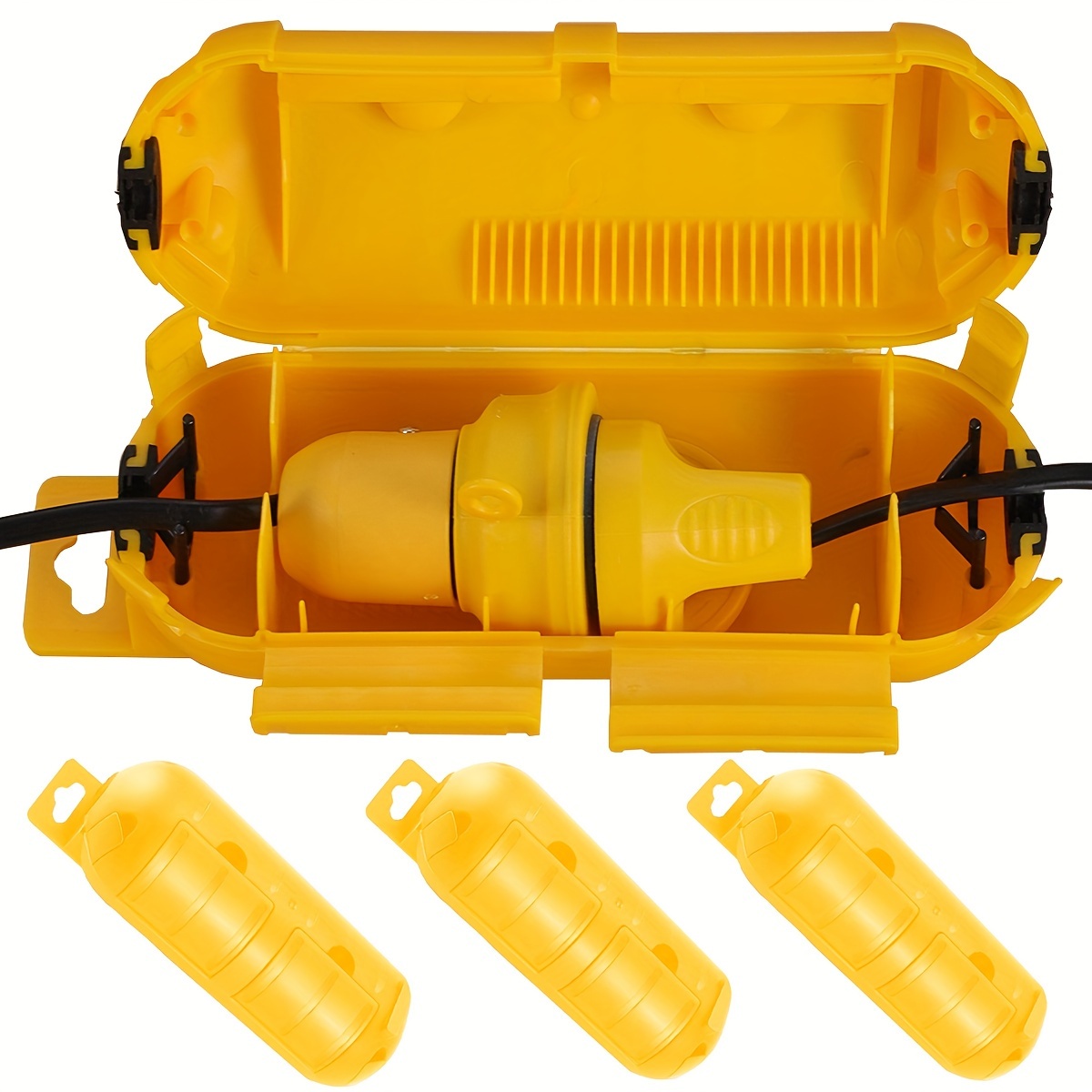 Extension Yellow Cord Safety C - Outdoor Power Plug review and price