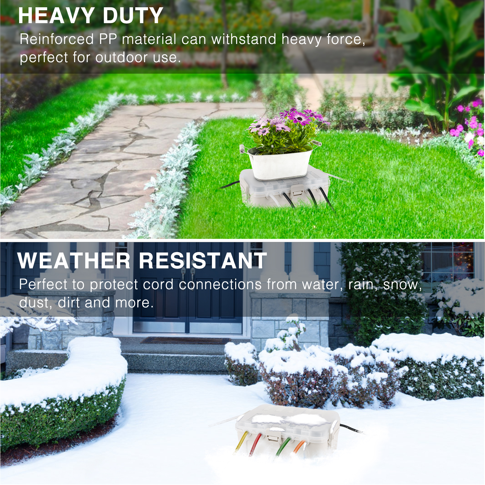 Weatherproof Extension Cord Co - Outdoor Power Socket Cover review and price