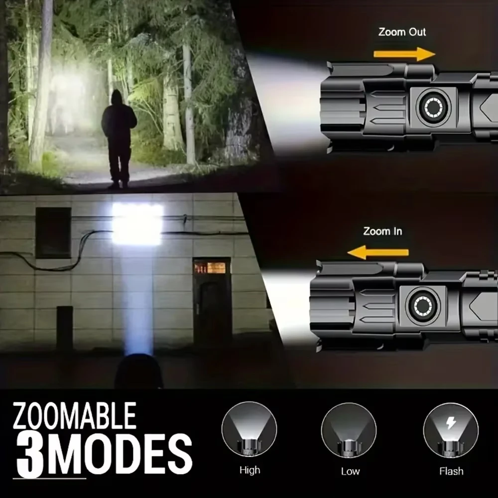 Tactical LED Flashlight 2000LM - Outdoor Power Usb review and price
