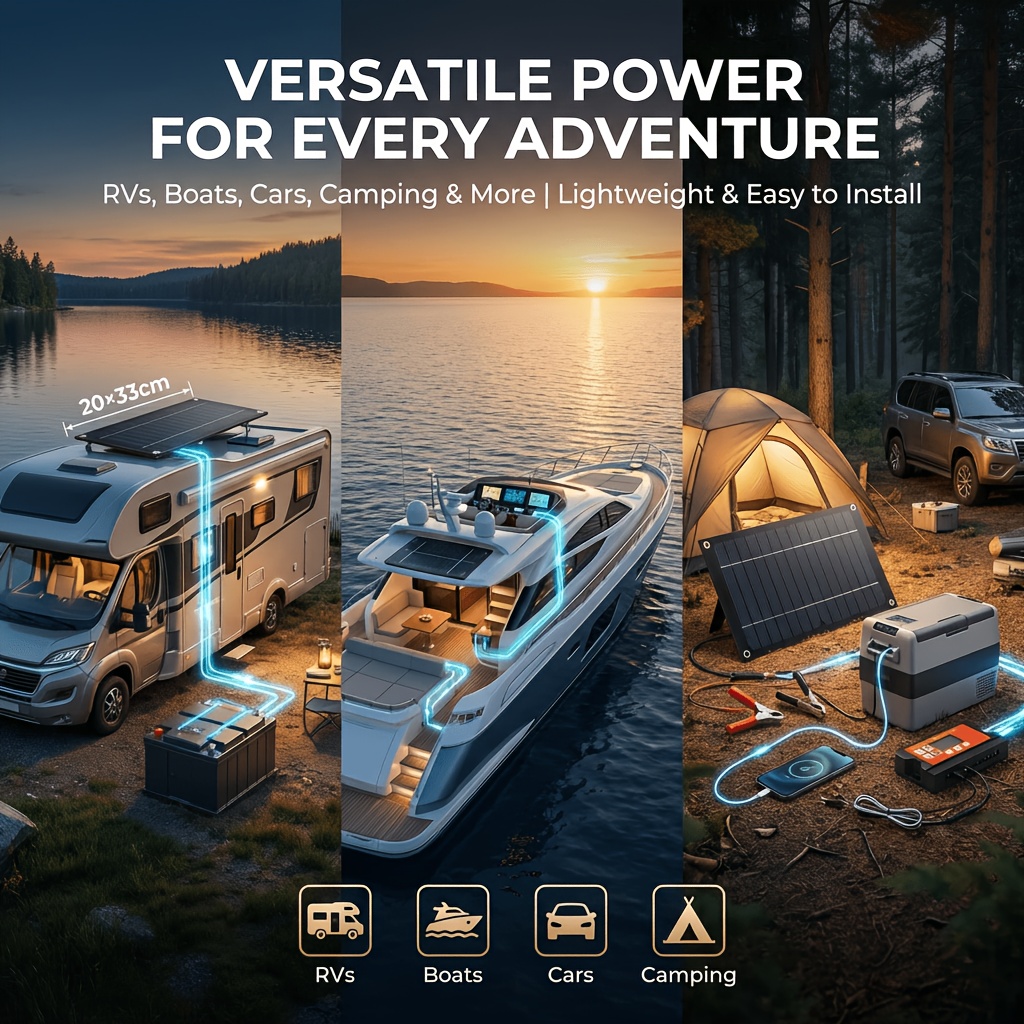 18V Solar Power Kit for Yacht, - Outdoor Power Plug review and price