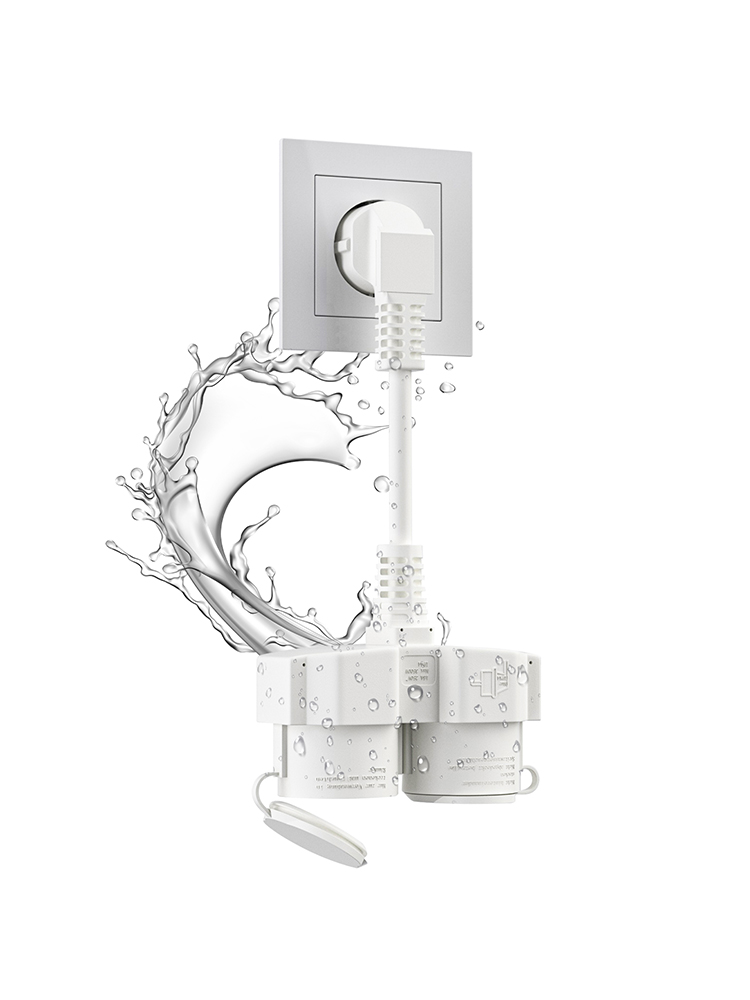 EU Extension Cable with 2 Schu - Outdoor Power Socket Cover review and price