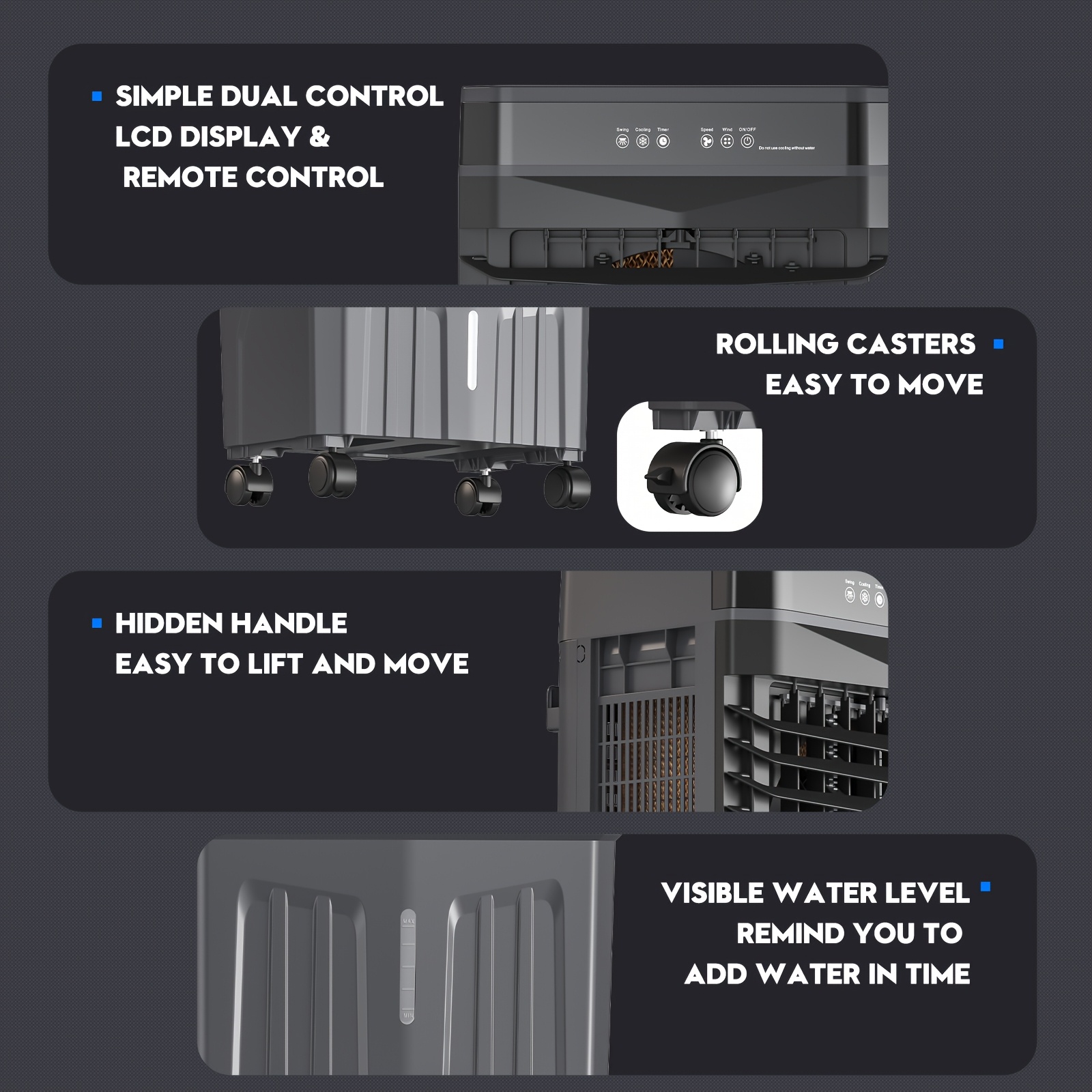1800CFM Portable Air Cooler wi - Outdoor Power Plug review and price