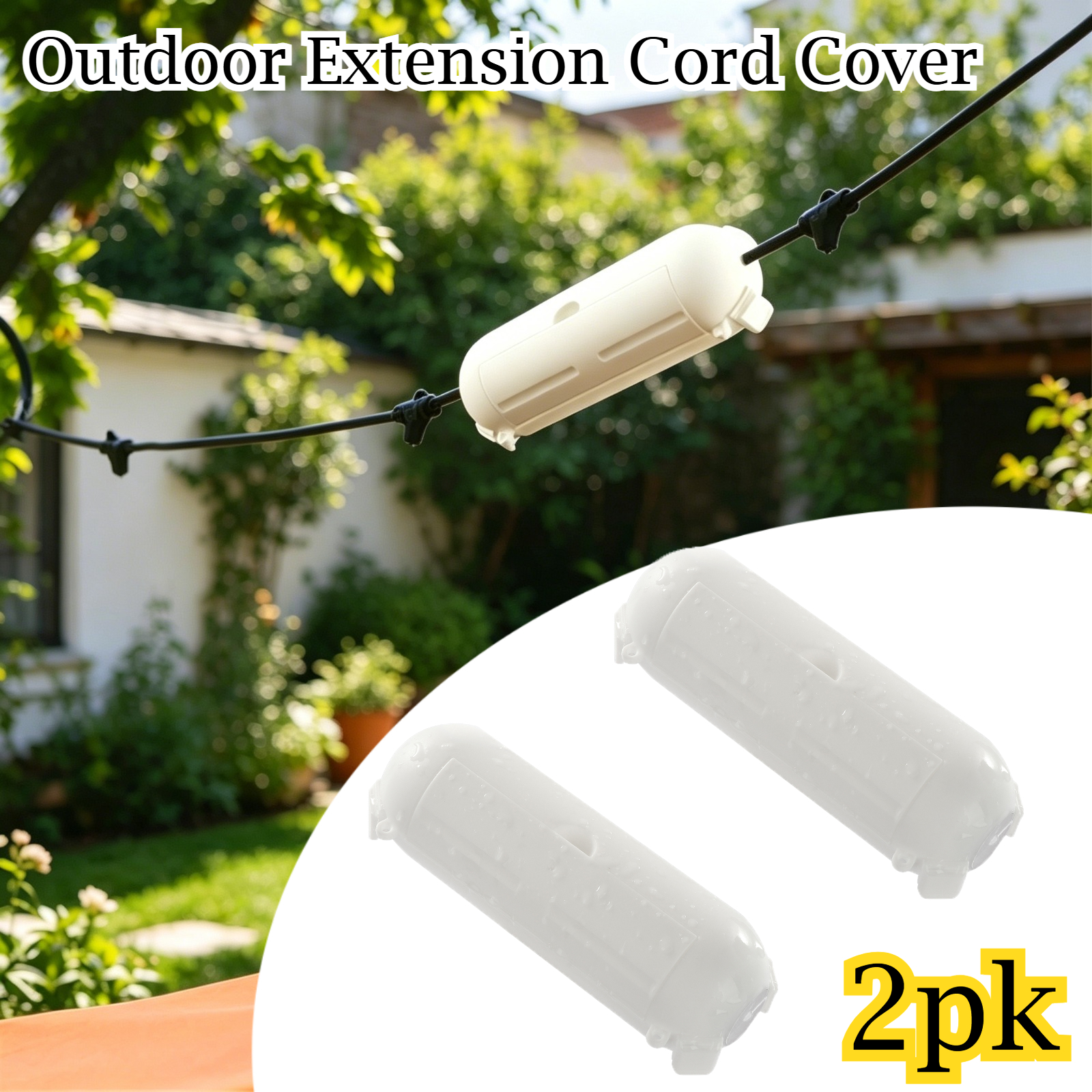 2 Pack Waterproof Outdoor Conn - Outdoor Power Plug review and price