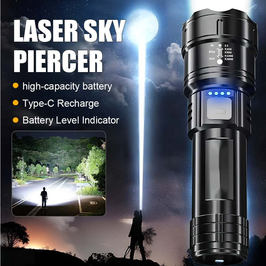 High Power P50 LED Flashlight  - Outdoor Power Usb review and price