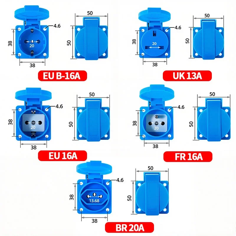 IP54 16A Waterproof Industrial - Outdoor Power Module review and price