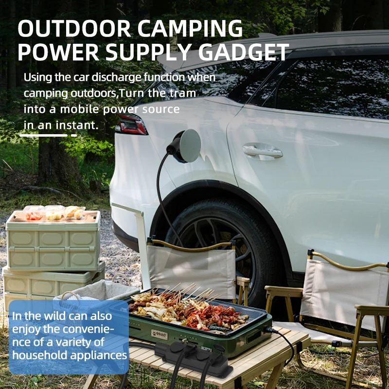 Portable 16A 4KW V2L Cable Ele - Outdoor Power Plug review and price