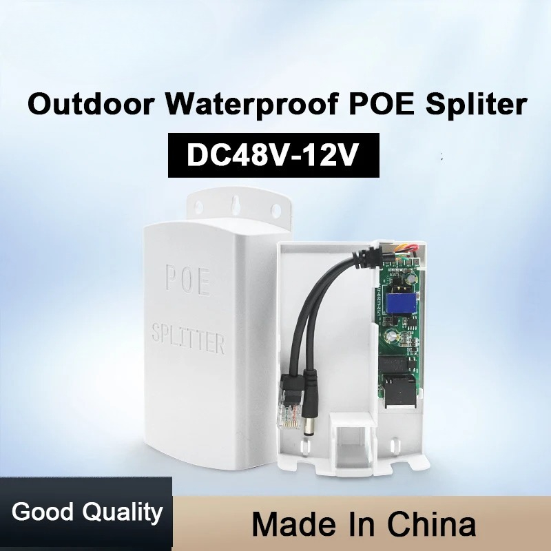 1PCS  POE Splitter 48V to 12V  - Outdoor Power Module review and price