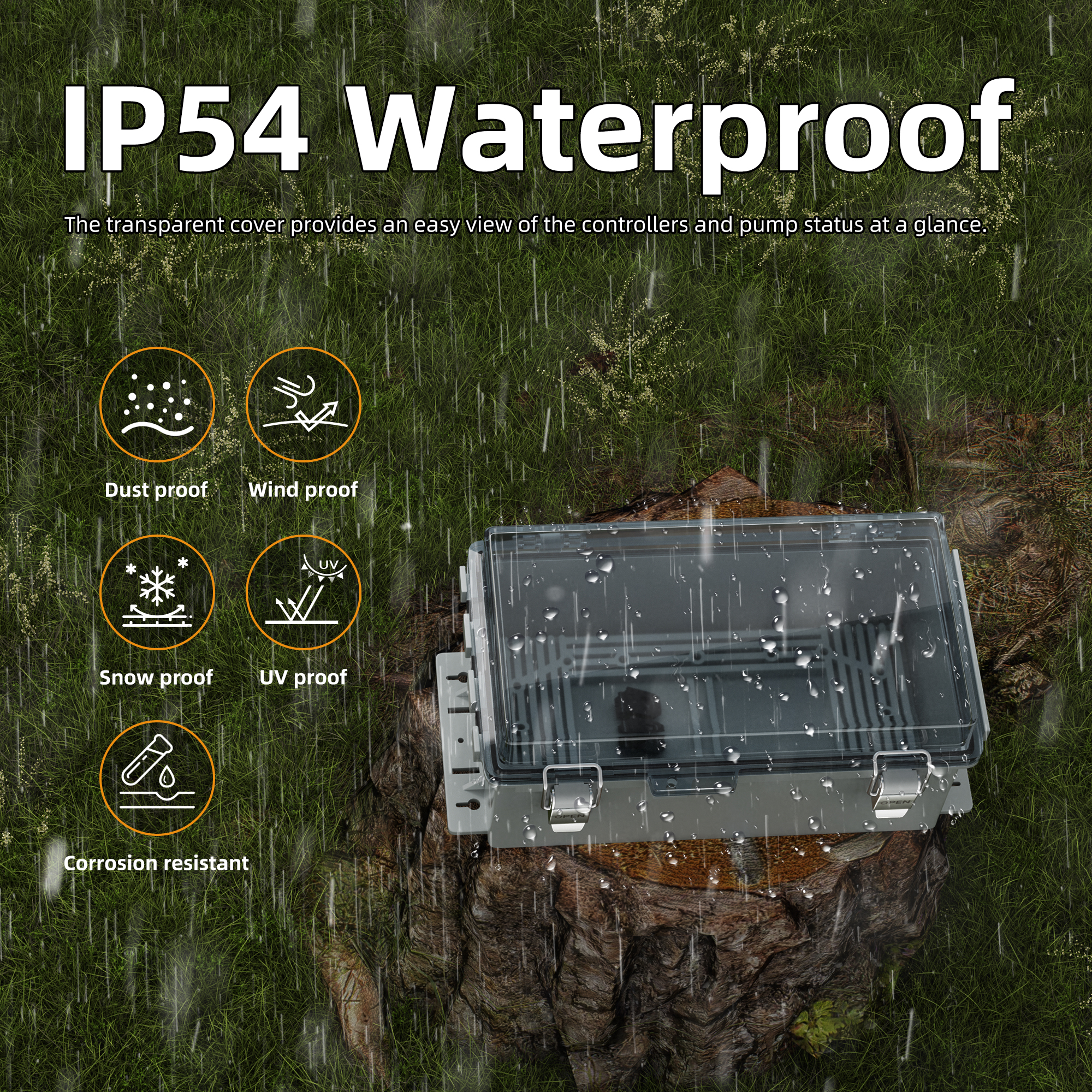 DaierTek 9x5x4.3“ Outdoor Exte - Outdoor Power Plug review and price