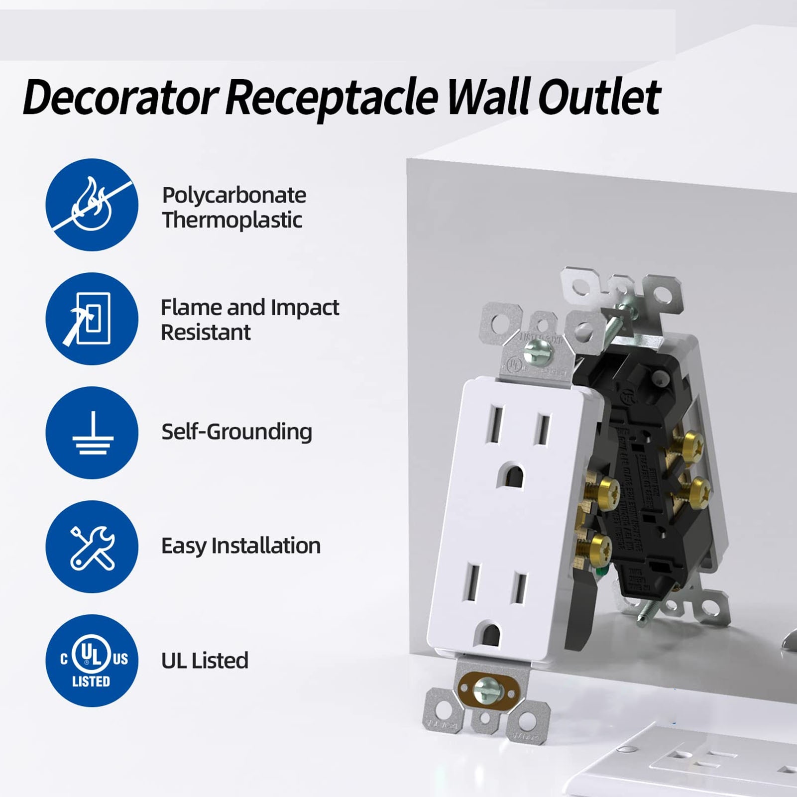 Weatherproof Outlet with Cover - Outdoor Power Socket Cover review and price
