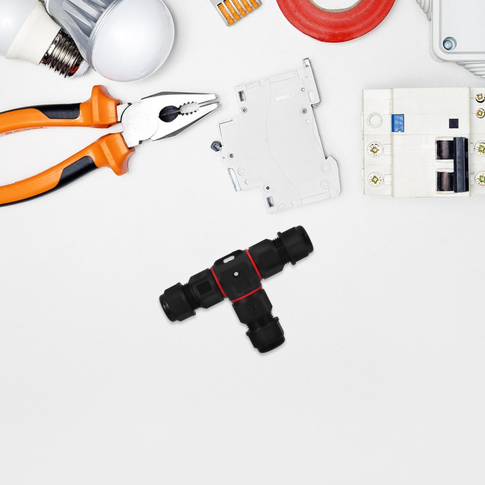 Waterproof 3 Way Cable Connect - Outdoor Power Cable Junction Box review and price