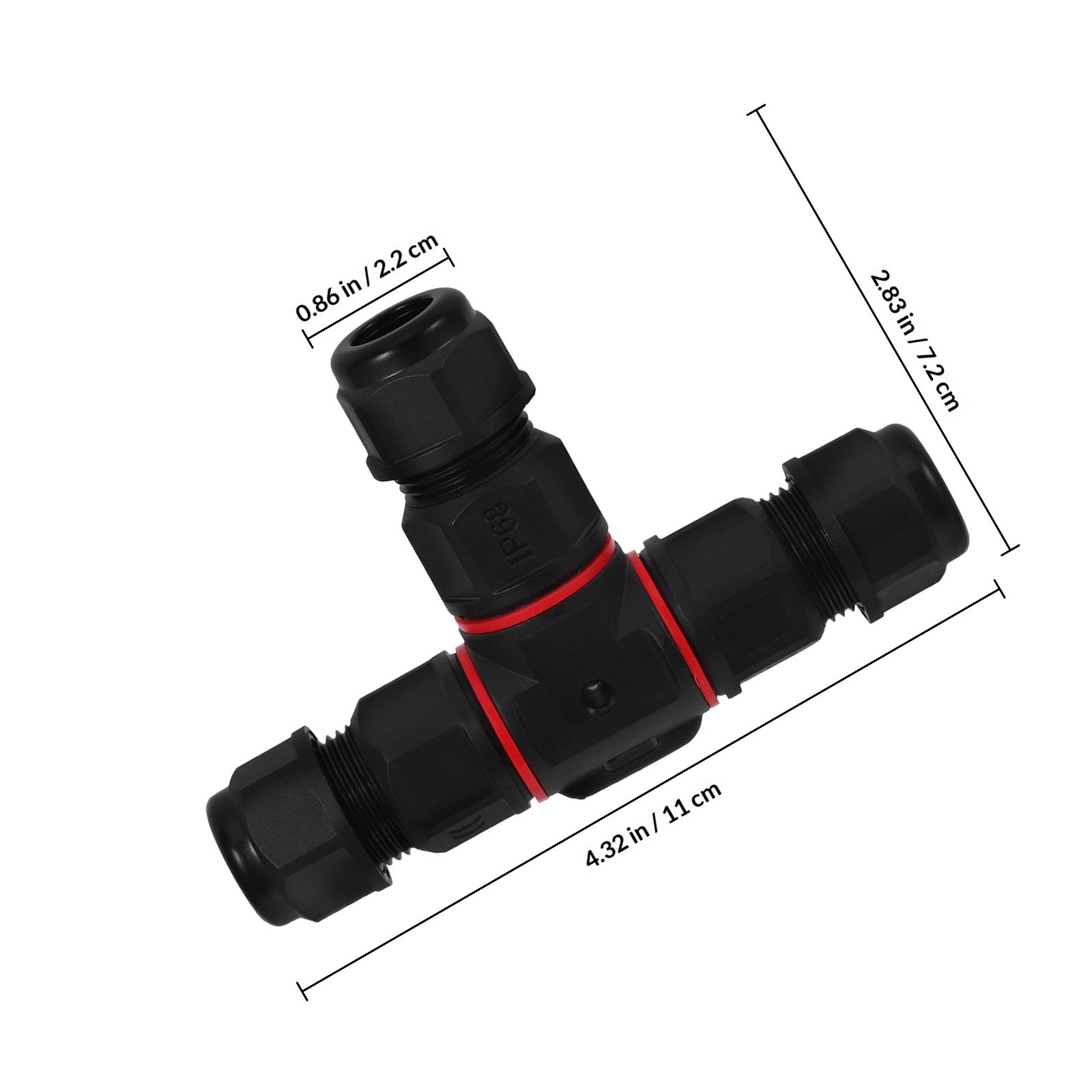 Waterproof 3 Way Cable Connect - Outdoor Power Cable Junction Box review and price