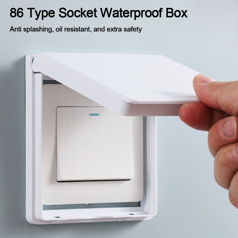 Wall-mounted Switch Protective - Outdoor Power Socket Cover review and price